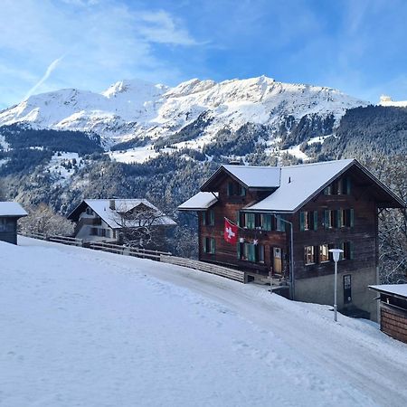 Traditional Chalet In Wengen - Top Floor Exterior foto