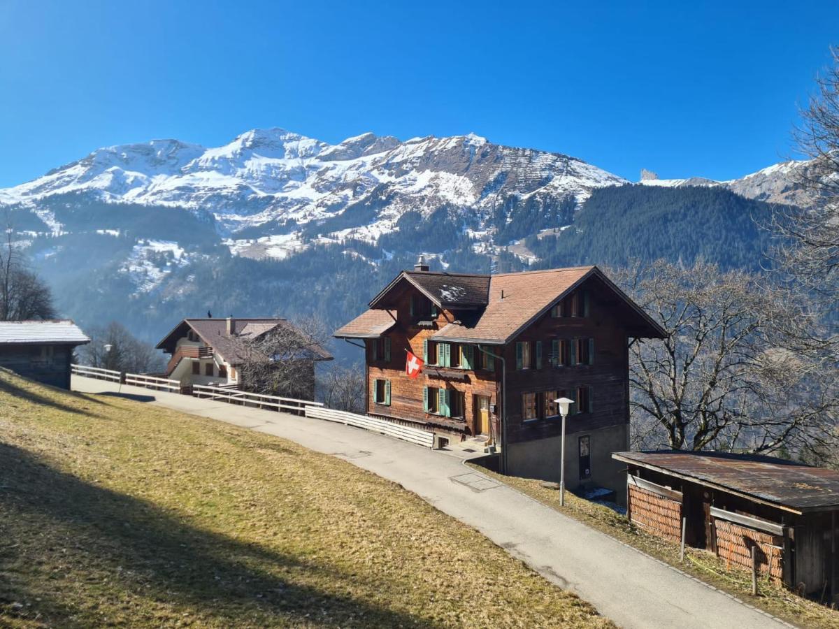 Traditional Chalet In Wengen - Top Floor Exterior foto