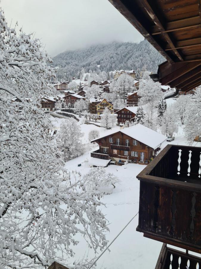 Traditional Chalet In Wengen - Top Floor Exterior foto