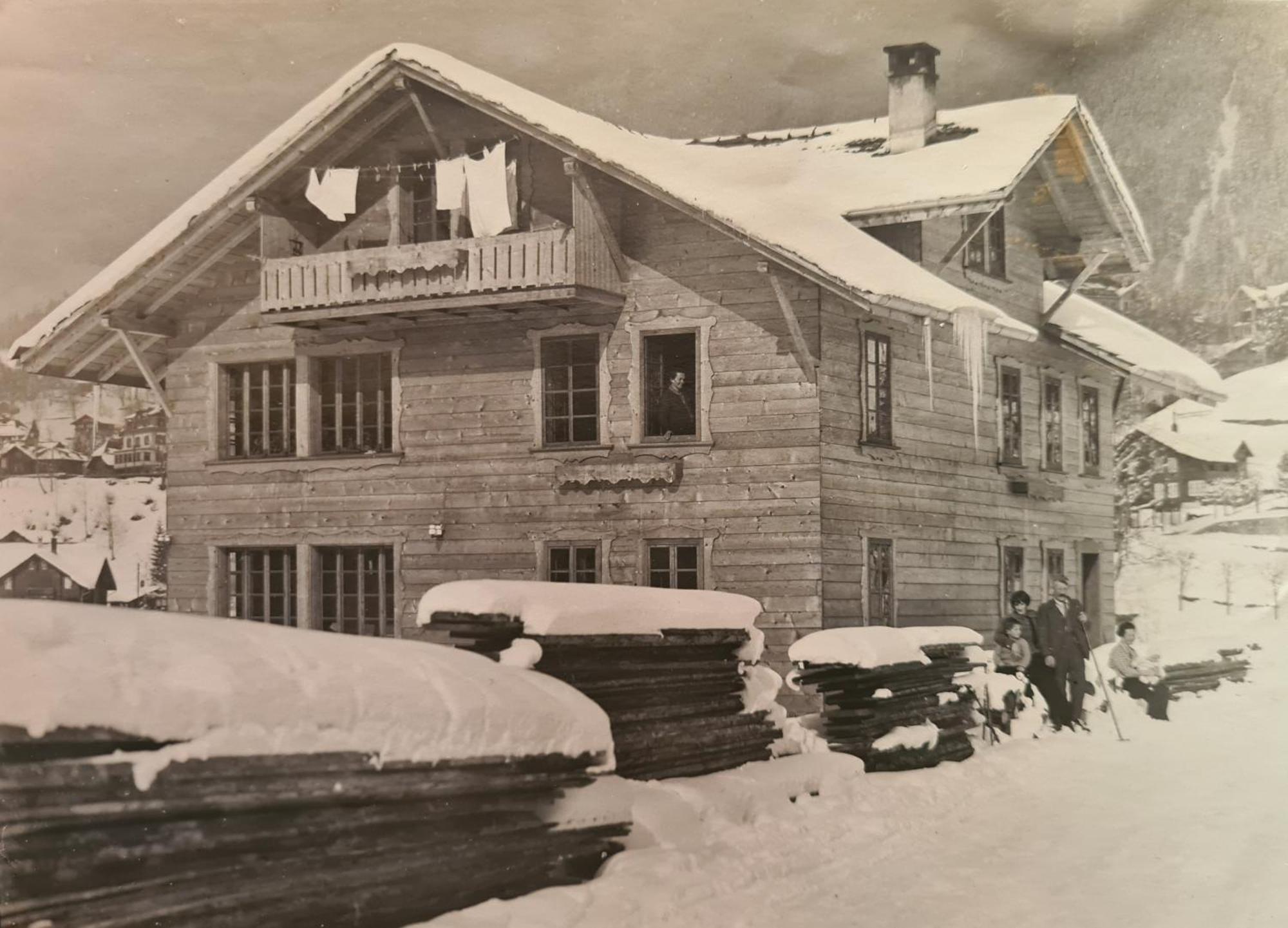 Traditional Chalet In Wengen - Top Floor Exterior foto